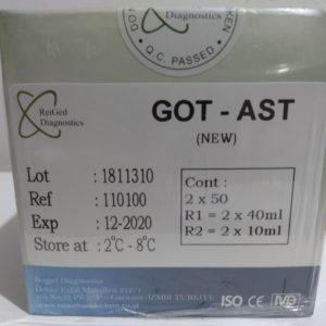 AST/SGOT R1 : 2*60 ML / R2 : 2*15 ML